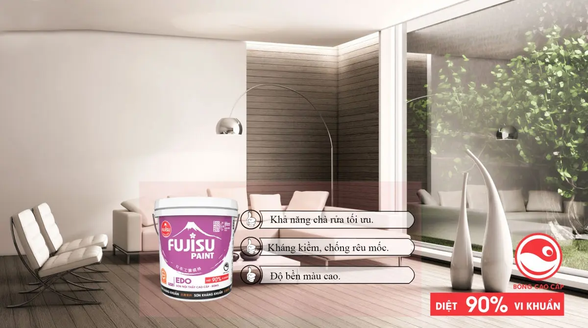 Các ưu điểm của sơn Fujisu